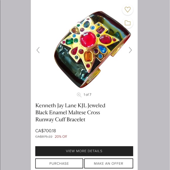 Coco Chanel’s cuffs Costume jewelled - Picture 5 of 9